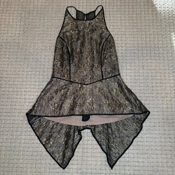 BCBGMaxAzria Tops - GUC BCBGMaxAzria Larke Peplum Top